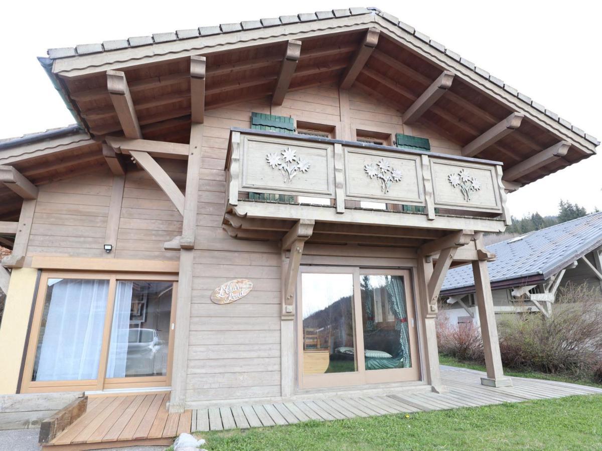 Chalet Cosy Aux Gets, Proche Du Lac Avec Sauna Et Parking Prive - Fr-1-623-58 Les Gets Bagian luar foto